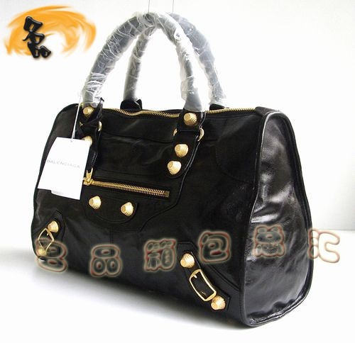 084324B 超A1:1品質(zhì)新款牛皮女包 BALENCIAGA手提包 巴黎世家經(jīng)典款機車包