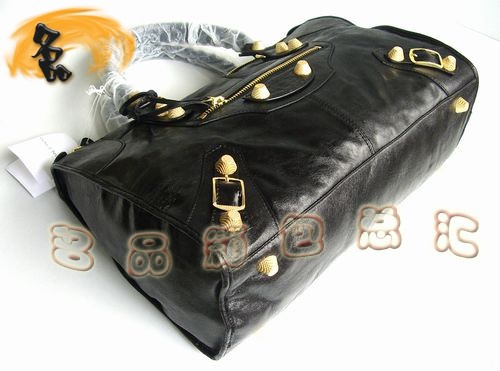 084324B 超A1:1品質(zhì)新款牛皮女包 BALENCIAGA手提包 巴黎世家經(jīng)典款機車包