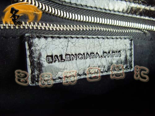 084332A 巴黎世家新款牛皮女士手提包 BALENCIAGA經典款機車包 斜挎包 女包