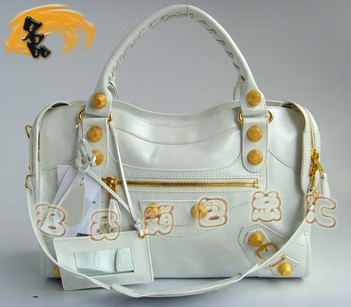 084332B 專柜品質(zhì) 時(shí)尚女士手提包 BALENCIAGA新款斜挎包 巴黎世家機(jī)車包