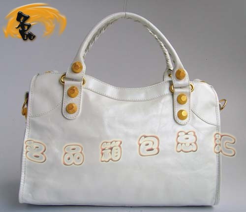 084332B 專柜品質(zhì) 時(shí)尚女士手提包 BALENCIAGA新款斜挎包 巴黎世家機(jī)車包