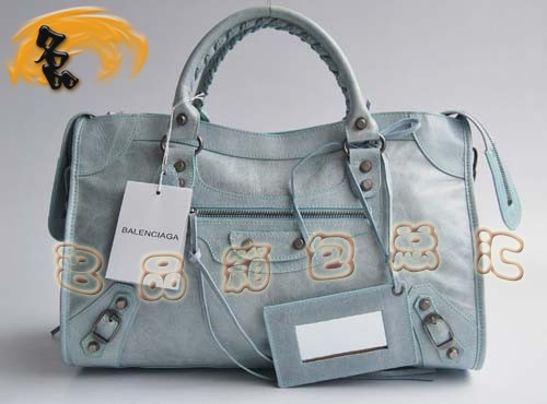 084332 超A品質 新款時尚女士斜挎包 BALENCIAGA機車包 新款寶石紋手提包