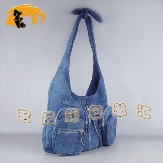 63470 Alexander Wang/亞利山大王 最新款 休閑女包 時(shí)尚女士單肩包 藍(lán)色