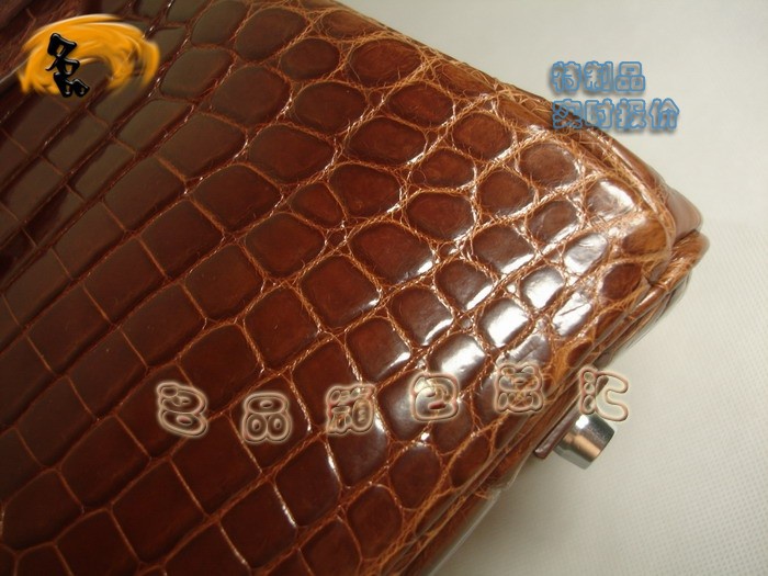 08159 Hermes Birkin 鉑金包 Hermes 女包 真鱷魚皮 手提包 深啡色 訂制品 實時報價