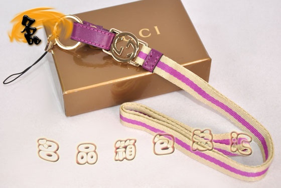 115278 Gucci手機鏈 Gucci最新款 一比一品質(zhì)手機掛飾 Gucci飾品 米白配紫色