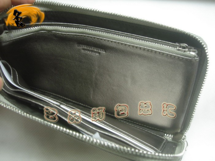 08832 Bottega Veneta羊皮手工編織錢包 BV女包 Bottega Veneta長款錢包 古銀色