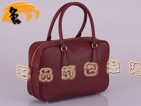 BL0095 Prada手提包 普拉達(dá)時(shí)尚女士休閑包 Prada女包 原版一比一品質(zhì) 紅色