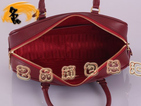 BL0095 Prada手提包 普拉達(dá)時(shí)尚女士休閑包 Prada女包 原版一比一品質(zhì) 紅色