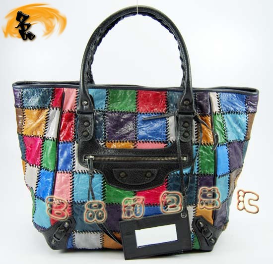 228760 巴黎世家手提包 進口羊皮時尚休閑包 Balenciaga女包 黑色