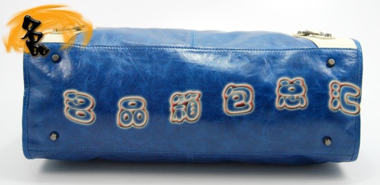 084324 Balenciaga�C(j��)܇�� �������҆μ�� �M(j��n)��ţƤ��(j��ng)��r(sh��)��Ů�� ���{(l��n)ɫ