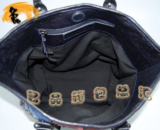 228750 巴黎世家手提包 進(jìn)口羊皮時(shí)尚休閑包 Balenciaga女包 黑色