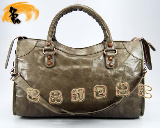 084332C  Balenciaga����� �������҆μ�� �M��ţƤ��(j��ng)��r��Ů�� �y��ɫ