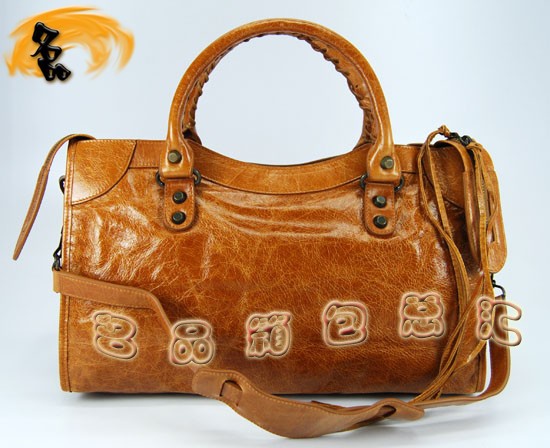 115748S  ������������� Balenciaga�C܇�� �M����Ƥ�r��Ů�� �μ�� �ɫ