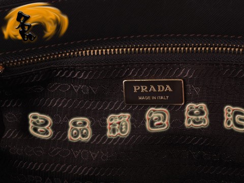 BN1802 普拉達手提包 進口牛皮女包 Prada手提包 原版一比一品質 啡色