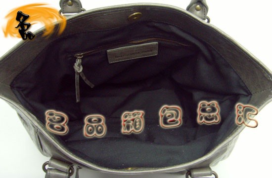 228750 Balenciaga手提包 巴黎世家單肩包 進口牛皮經典時尚女包 深銀灰色
