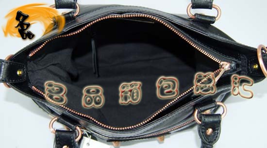 240557C 巴黎世家單肩包 Balenciaga機(jī)車包 進(jìn)口油皮時(shí)尚女包 手提包 黑色