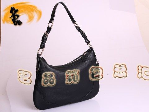 BR3373 Prada休閑包 新款時尚包 網孔真皮女包 高檔頭層牛皮包 黑色