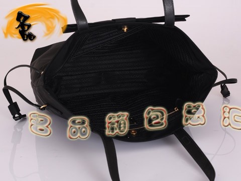 BR4022 Prada休閑包 普拉達單肩包 帆布包 防水尼龍帆布女包 黑色