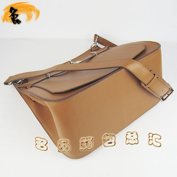 6508 愛馬仕女包 吉普賽系列 Hermes斜挎包 Jypsiere Bag 愛馬仕最新款 淺啡色