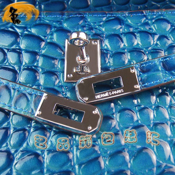 H008 最新款Hermes女包 手提包 愛馬仕晚宴包 Hermes Kelly Bag 凱莉包 石頭紋 中藍(lán)色