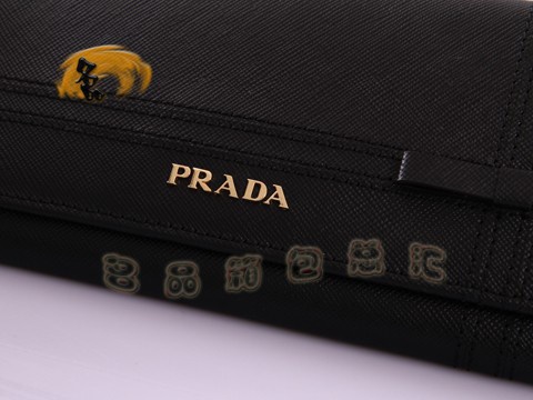 1M1132 Prada���¿� �����_�L���X�� ʮ�ּyţƤŮʿ�X�� Prada�X�� ��ɫ
