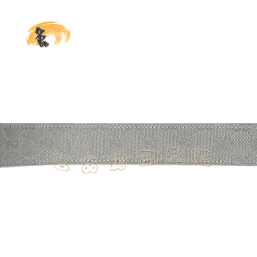 162932 Gucci皮帶 Gucci經(jīng)典雙G帆布男士皮帶 古奇皮帶 Gucci腰帶 銀色