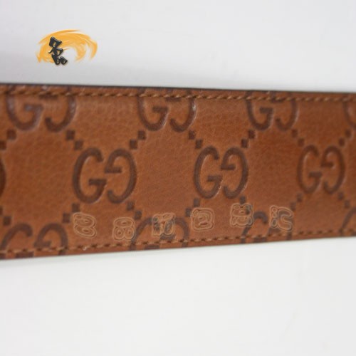 207557 經典款Gucci時尚男士皮帶 古奇皮帶 Gucci皮帶 牛皮Gucci腰帶 棕色