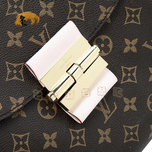 M40580 LV最新款 LV女士包包 老花系列女包 LV單肩包 LV Olympe女包 淺啡色