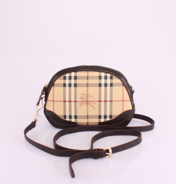 Burberry巴寶莉新款女包 2451啡皮