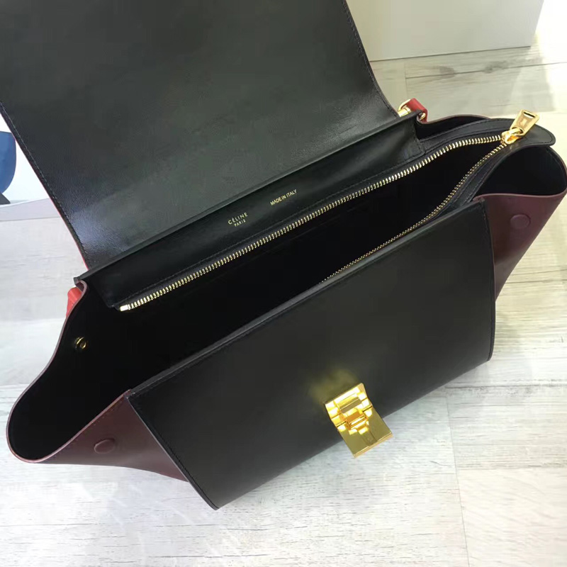 Celine Trapeze 小號(hào)手袋 賽琳秋千包 賽琳秋千包配色系列 罌粟紅
