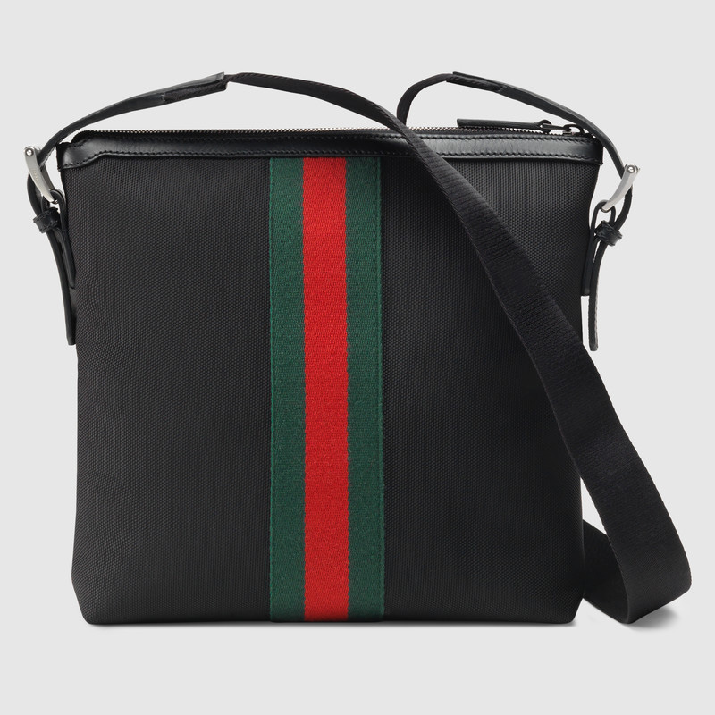 387111 Gucci 小號帆布郵差包 Gucci男包 Gucci單肩斜挎包