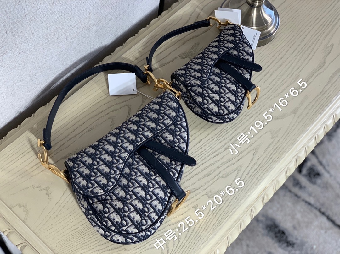 Dior迪奧馬鞍包兩個(gè)尺寸對(duì)比圖