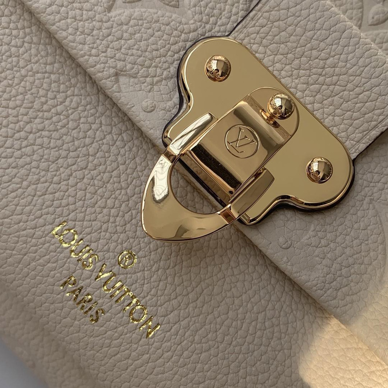M44553 LV VAVIN BB 手袋 Monogram Empreinte 皮革女包 奶白色