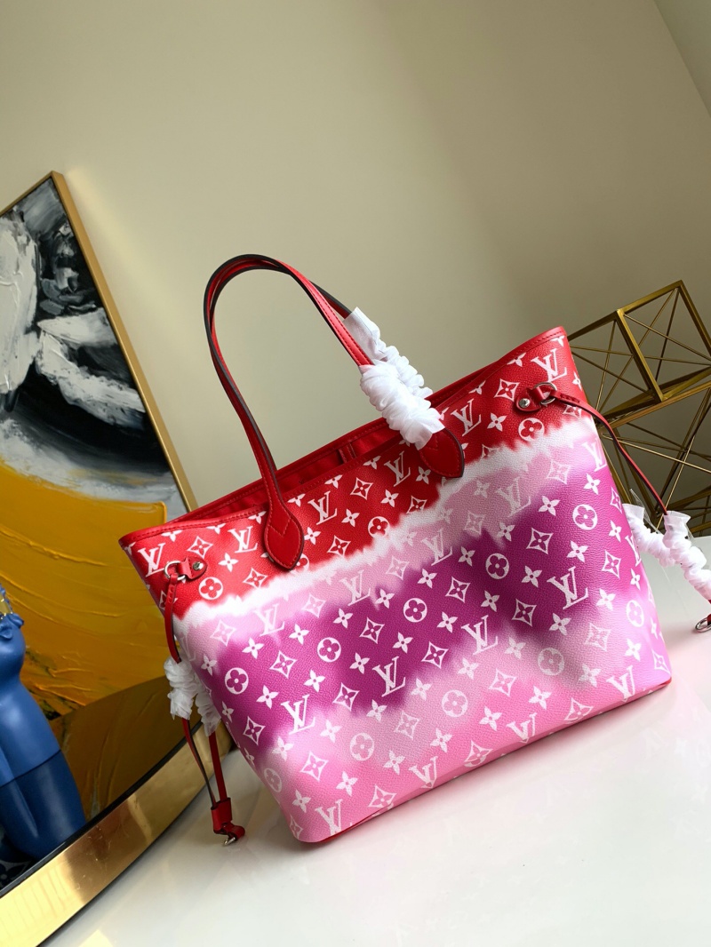 M45121 LV ONTHEGO 大號手袋 2020夏季新款日本絞染工藝女包 紅色