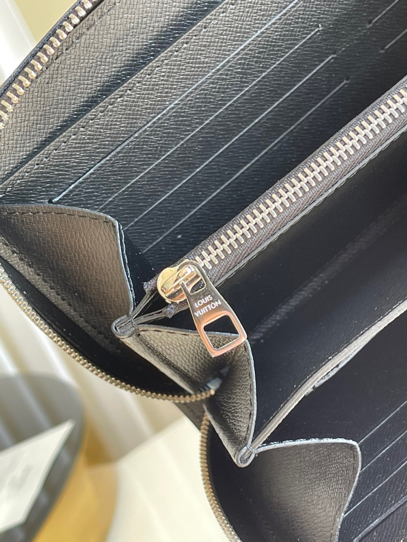 N41503 LV ZIPPY XL 錢夾 Damier Graphite 帆布男士手拿包