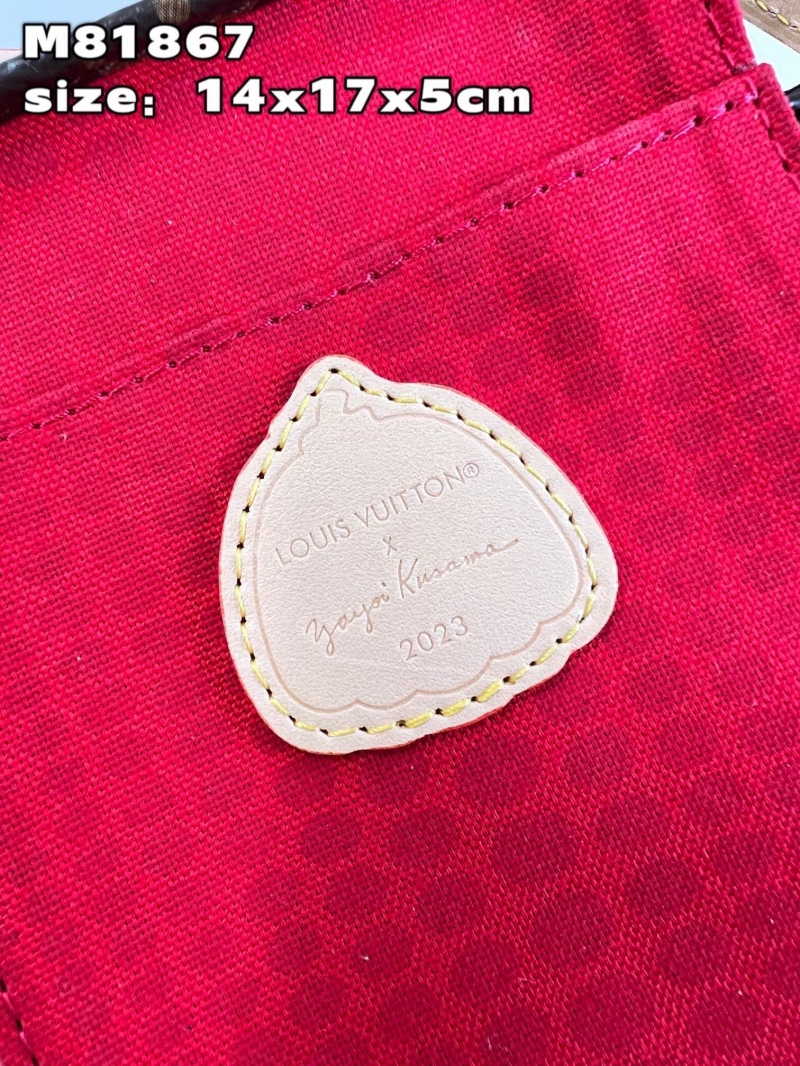 M81867 LV x YK PETIT SAC PLAT 手袋 LV2023新款草間彌生系列女包