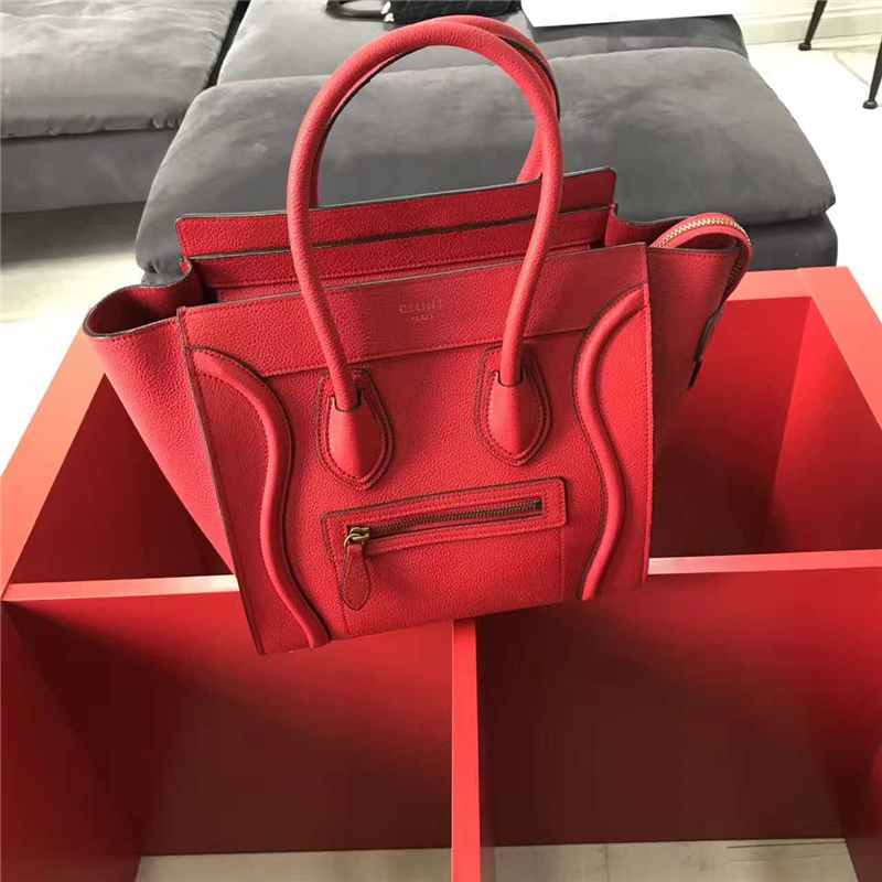 最新版Celine笑臉包 賽琳女包 Celine手提包 囧包 手工包