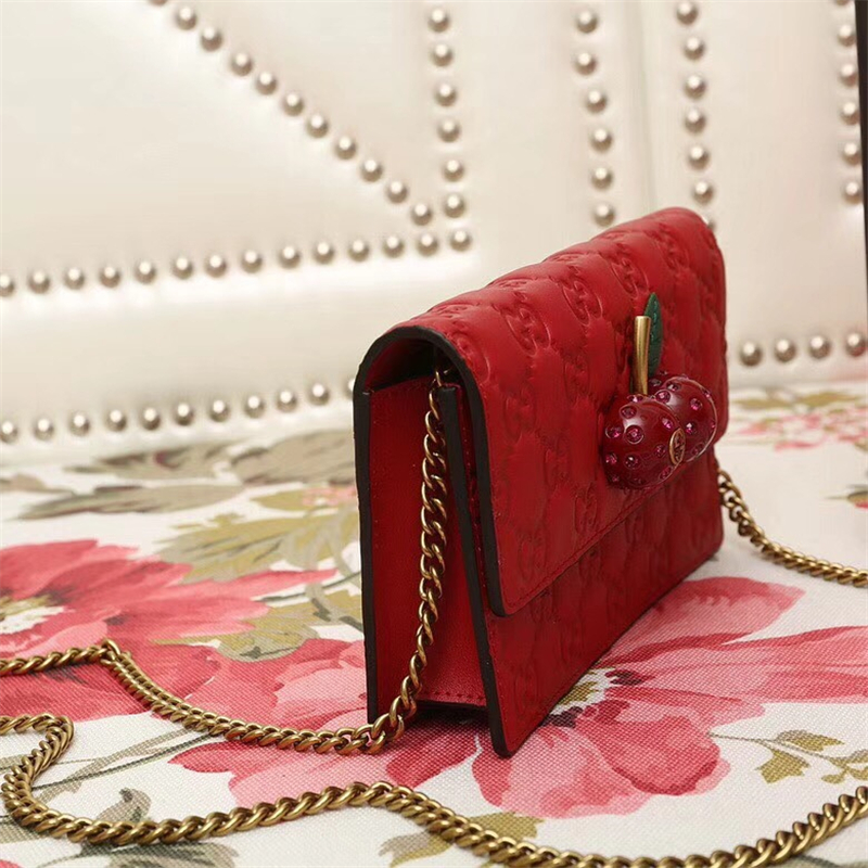 481291 Gucci Garden紀(jì)念品 櫻桃系列新款 Gucci翻蓋包 古馳包包