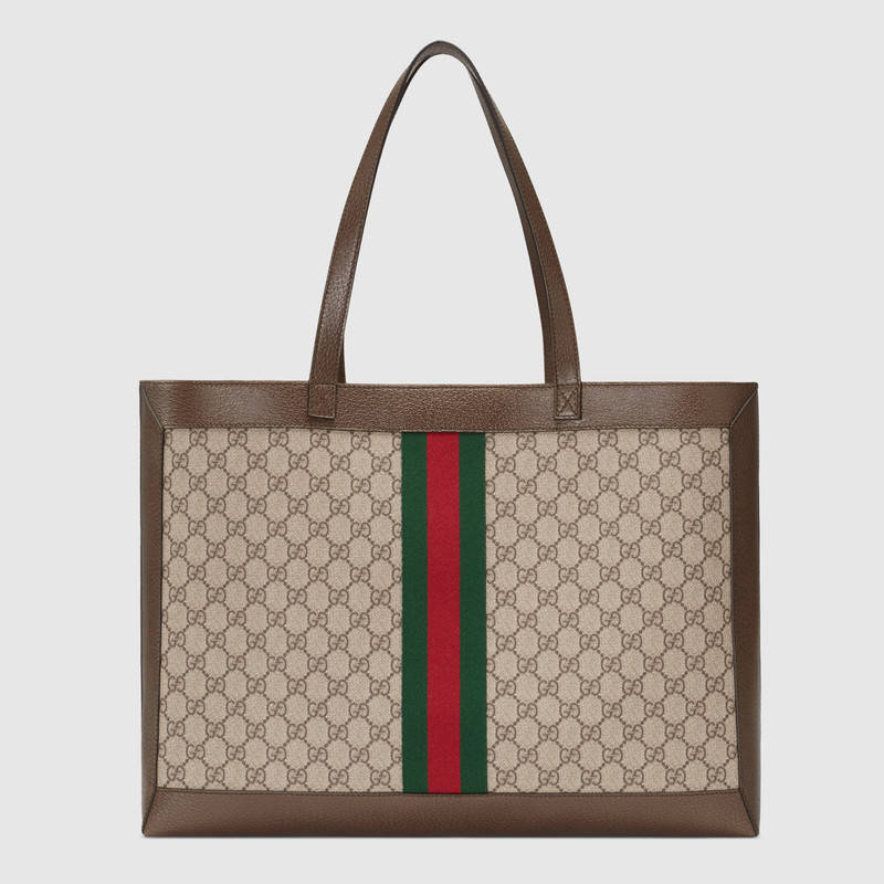 547947 Gucci Ophidia系列 大號 柔軟GG Supreme高級人造帆布 購物袋