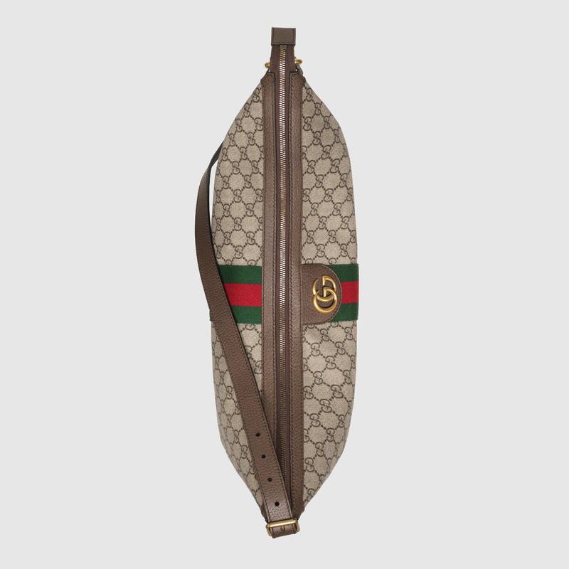 547939 Gucci Ophidia系列 GG Supreme高級人造帆布 單肩包 烏木色