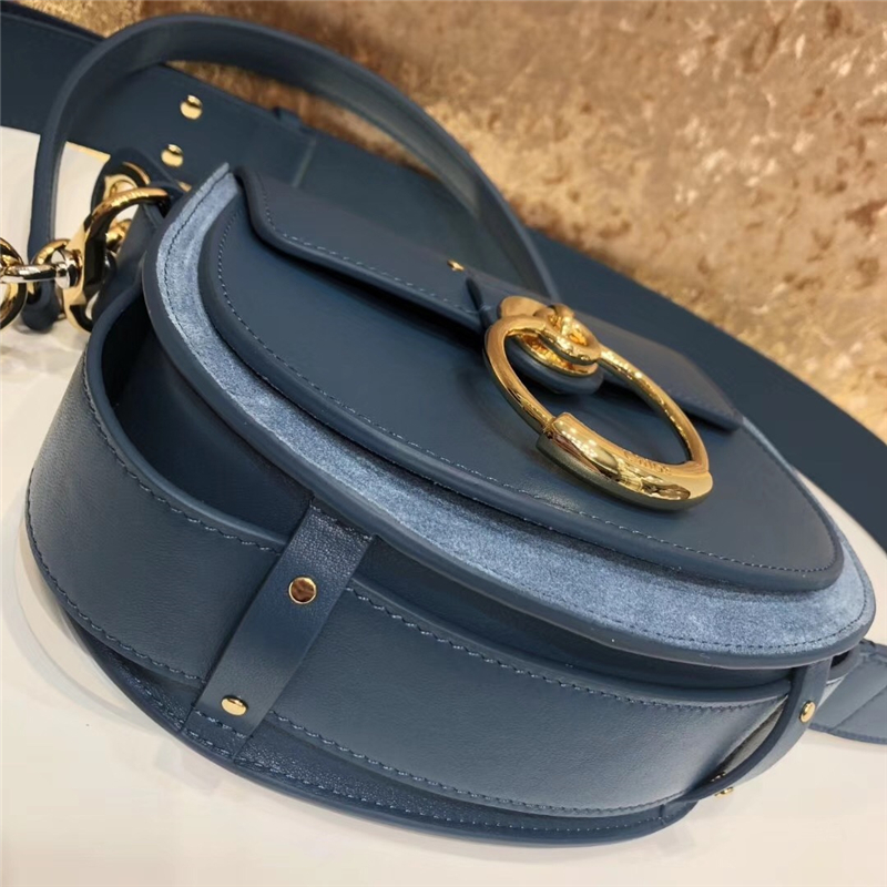Chloe 珂洛伊 Chloe小豬包 Tess手袋 小牛皮麂皮 Chloe女包 藍色