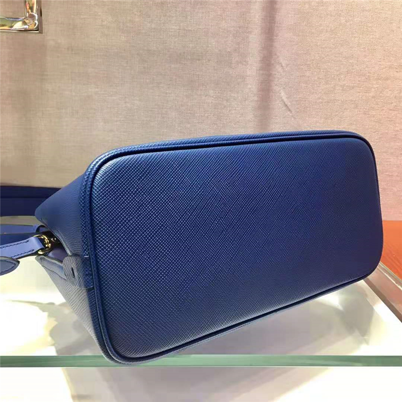 1BA251 Prada女包 Matinée 小號 牛皮 普拉達手提包 藍色