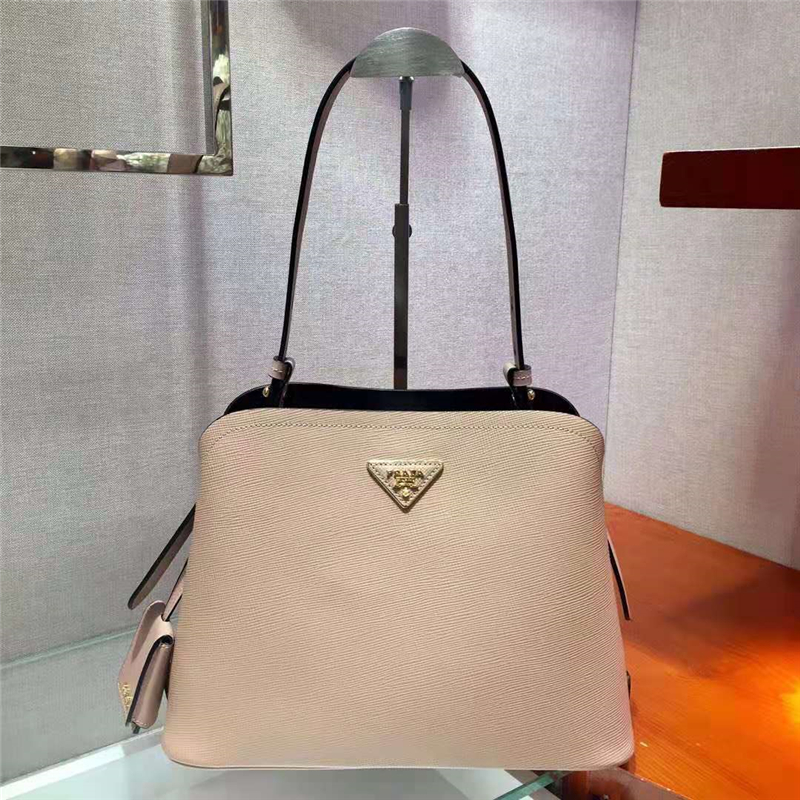 1BA251 Prada女包 Matinée 小號 牛皮 普拉達手提包 裸粉