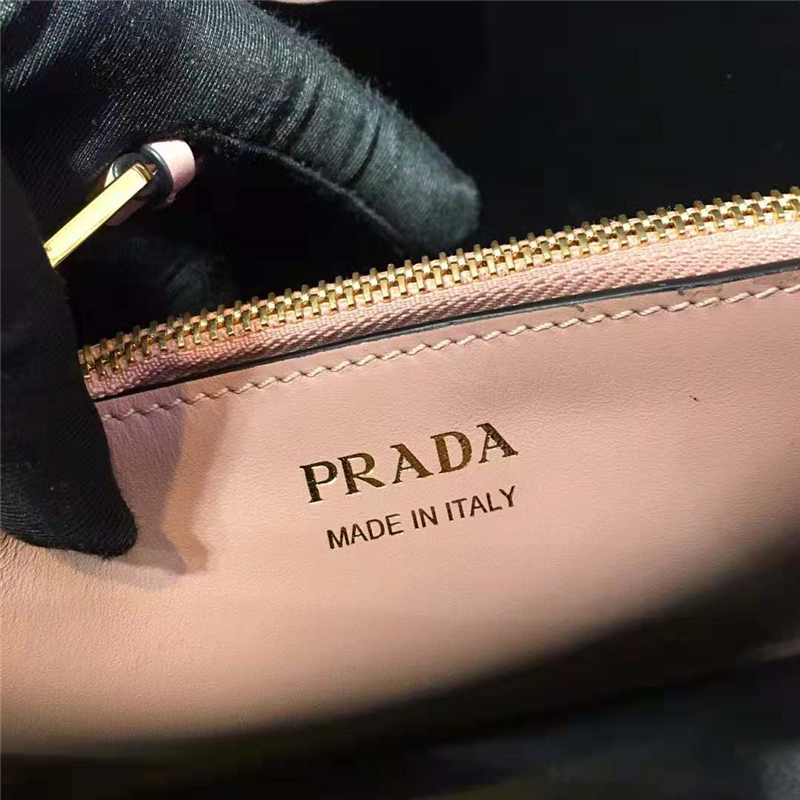1BA251 Prada女包 Matinée 小號 牛皮 普拉達手提包 裸粉